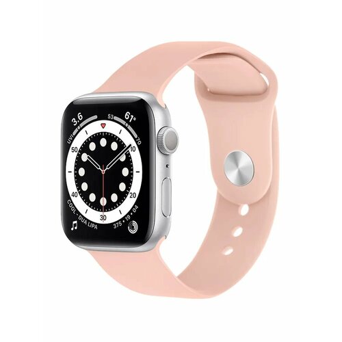 Ремешок для Apple Watch 42/44/45/49 мм (Ultra), силиконовый браслет