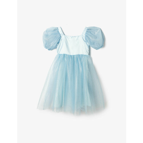 Платье KOTON, размер 9-10 лет, голубой платье koton размер 9 10 лет фуксия