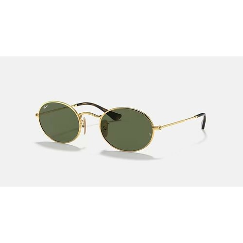 Солнцезащитные очки Ray-Ban, зеленый, золотой очки ray ban rb 3447n 001 z2 round metal flat lenses