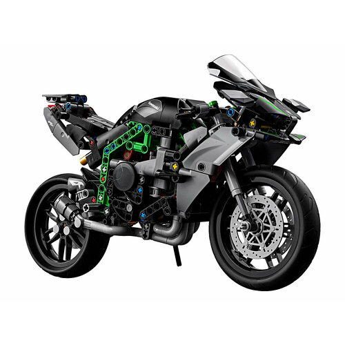 Конструктор LEGO Technic 42170 Конструктор Мотоцикл Kawasaki Ninja H2R мотоцикл модель коллекционная welly 1 12 kawasaki ninja zx 10r зеленый