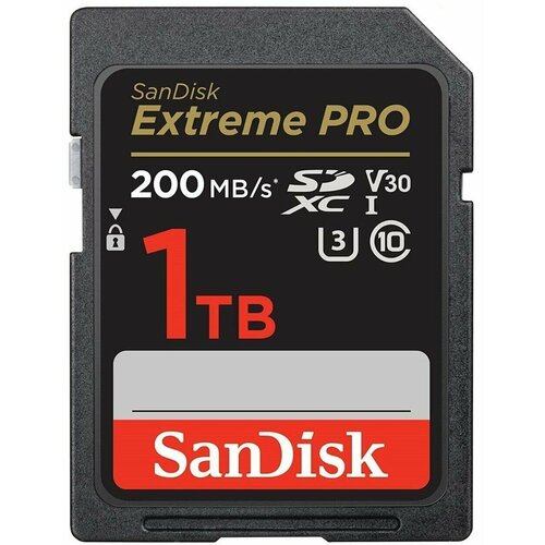 Карта памяти 1Tb SD SanDisk Extreme Pro (SDSDXXD-1T00-GN4IN) sd карта sandisk high endurance video monitoring card sdsqxcd 1t00 gn6ma