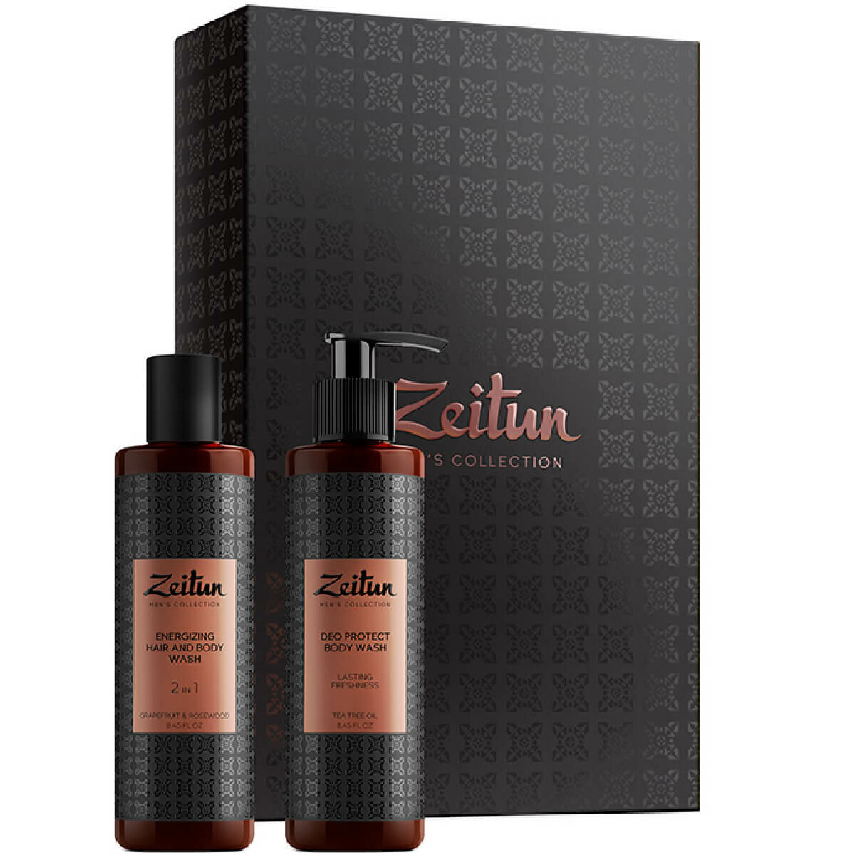 ZEITUN Подарочный набор для мужчин "Заряд энергии", 2 товара, ZEITUN