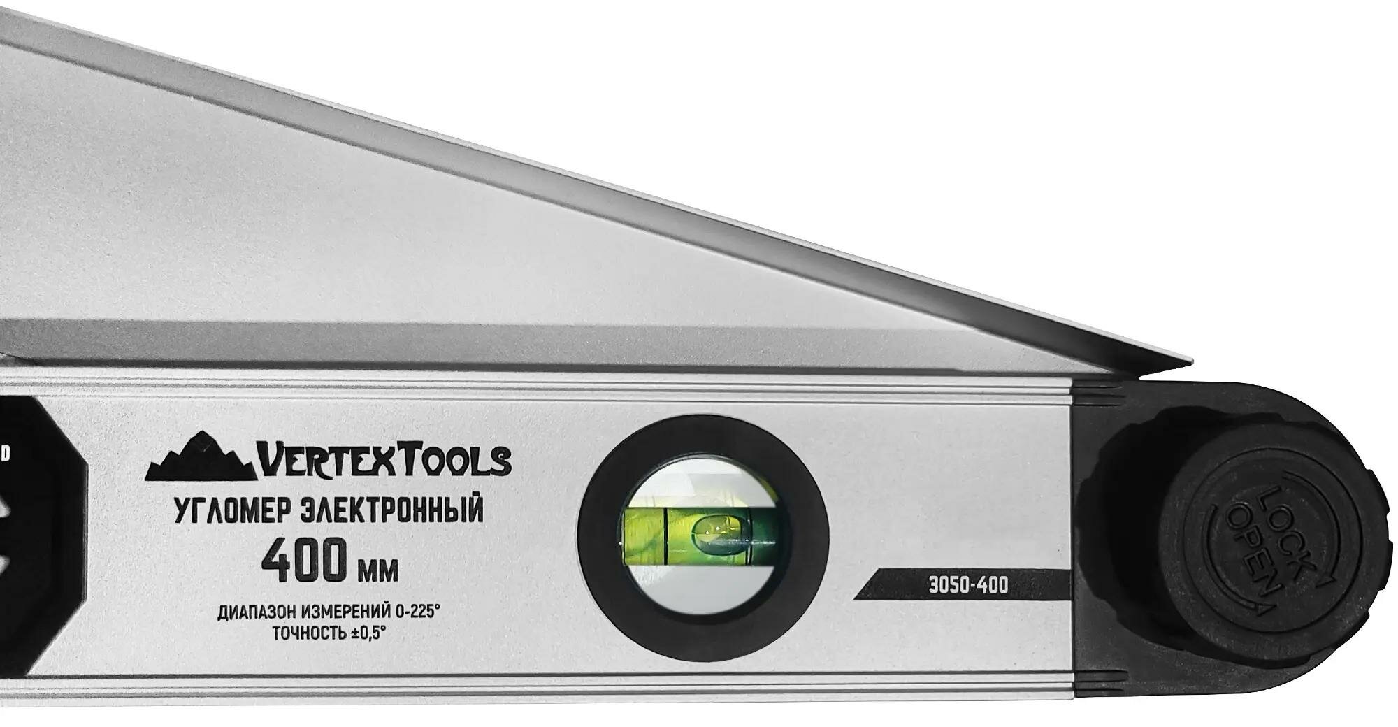 Угломер электронный Vertextools 400 мм — фото 1