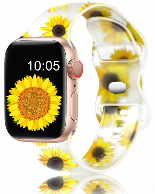 Силиконовый ремешок для Apple Watch "Sunflower" 38/40/41 мм