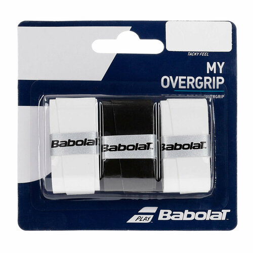 Обмотка для ручки Babolat Overgrip My OverGrip x3, White/Black