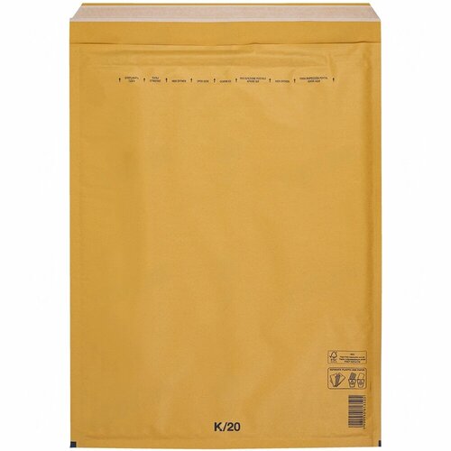 Бурый крафт пакет с прослойкой 3748 см K-20-G K7 100 шт 11600₽