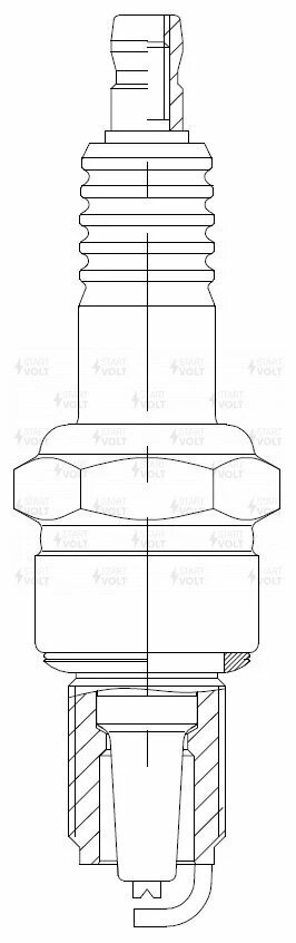 фото Свеча зажигания StartVolt VSP 0309 на ГАЗ/УАЗ с двиг. ЗМЗ-405/406/409
