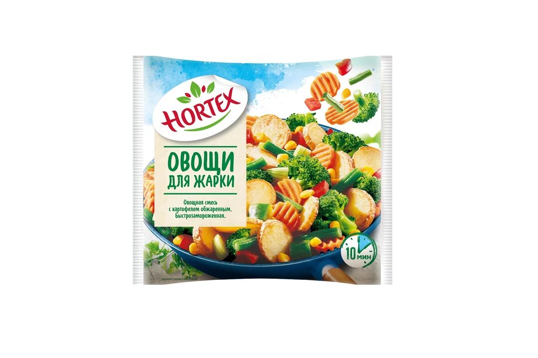Смесь овощная Hortex Овощи для жарки замороженная 400г (Продукт замороженный)