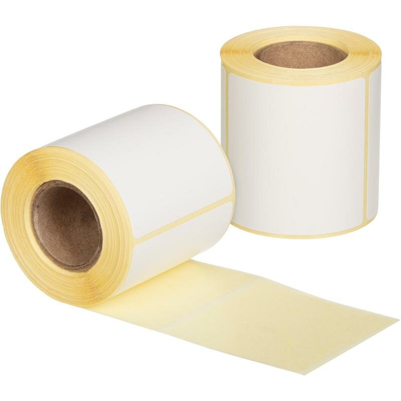 фото Термоэтикетки КНР "Эко", 50х50 мм, диаметр втулки 25 мм, 200 шт в рулоне