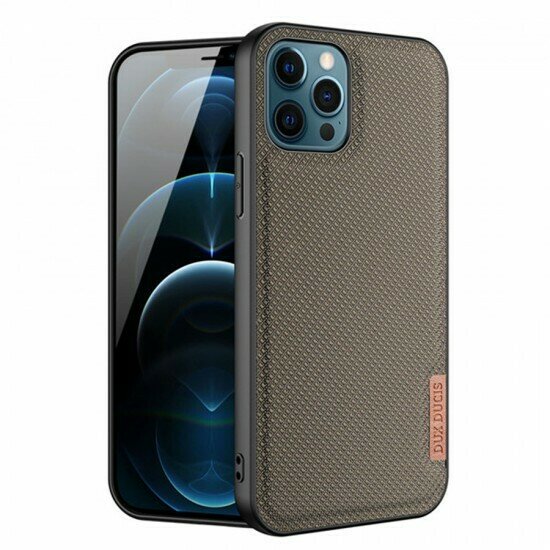 Чехол для iPhone 12/12 Pro Dux Ducis Fino, зеленый, защита 360° — фото 1