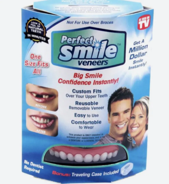 Накладные виниры для зубов perfect smile veneer верхние