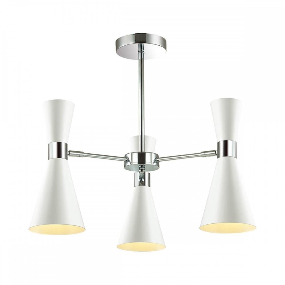 Люстра на штанге с лампочкой Lumion Quinn 3661/3CLamps E14 Свеча — фото 1