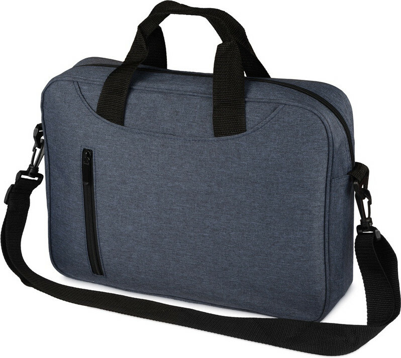 фото Сумка для ноутбука Wing с вертикальным наружным карманом, синий