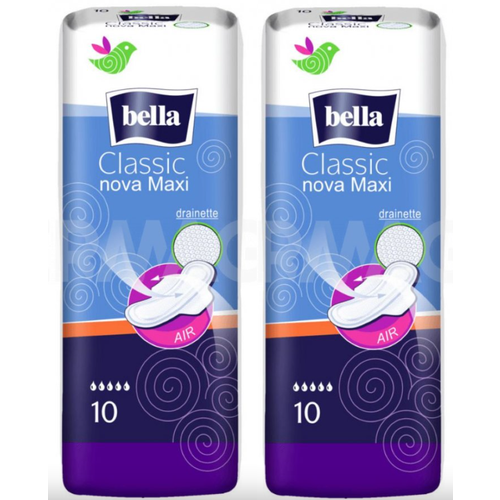 Гигиенические прокладки Bella Classic Nova Maxi, 10 шт, 2 уп