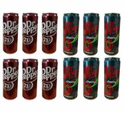 Газированный напиток Dr Pepper набор (6 classic и 6 cherry) 0.33*12 банок