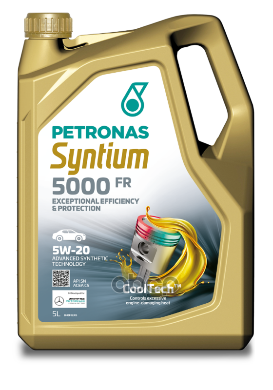 PETRONAS Масло Моторное Petronas Syntium 5000 Fr 5W-20 5L