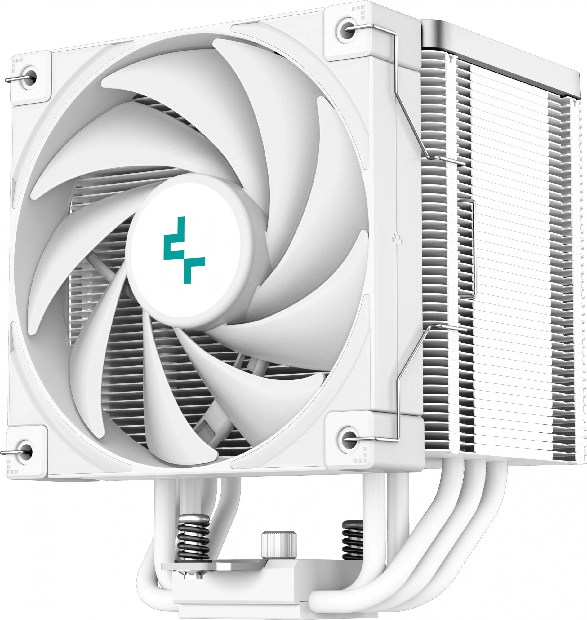 Кулер для процессора DEEPCOOL AK500 WH LGA20XX/1700/1200/115X/AM5/AM4 (9шт/кор, TDP 240W, PWM, Fan 120mm, 5 тепл. Трубок, Copper Base, белый) RET (AK500 WH) - фото №4