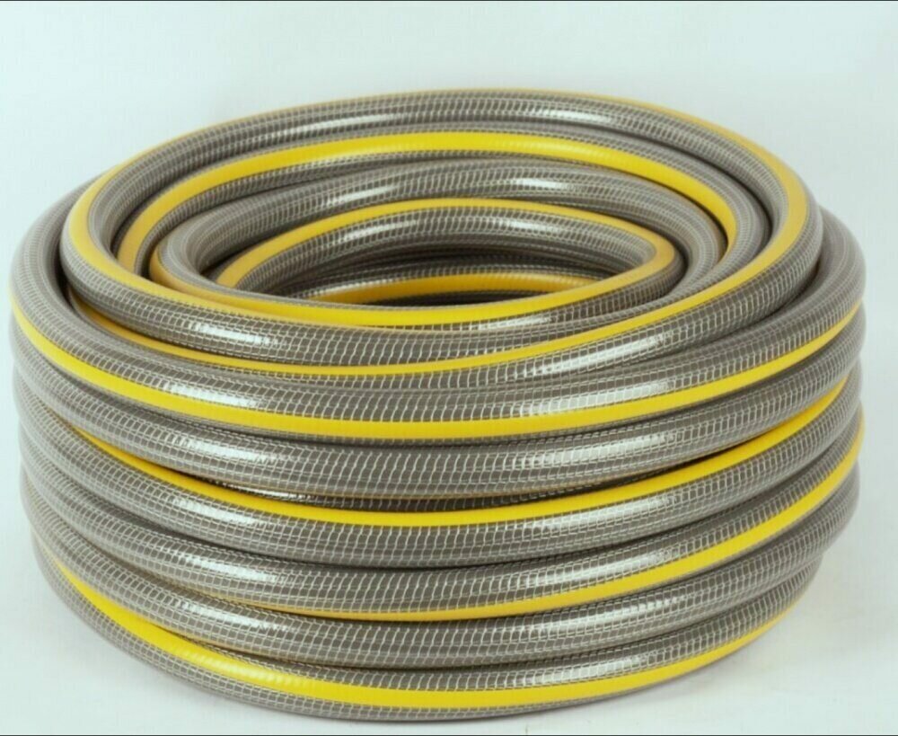 фото Шланг поливочный ПВХ "Фаворит" 3/4 19мм 3-слойный, армированный, напорный непрозрачный 50 м