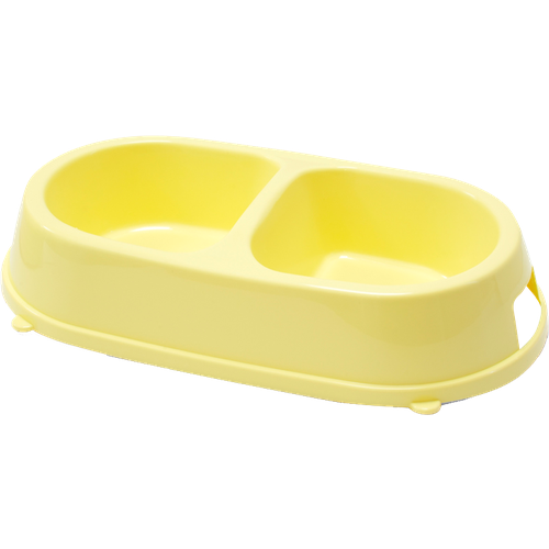 Миска для кошек Гамма двойная пластмассовая 800мл 600₽