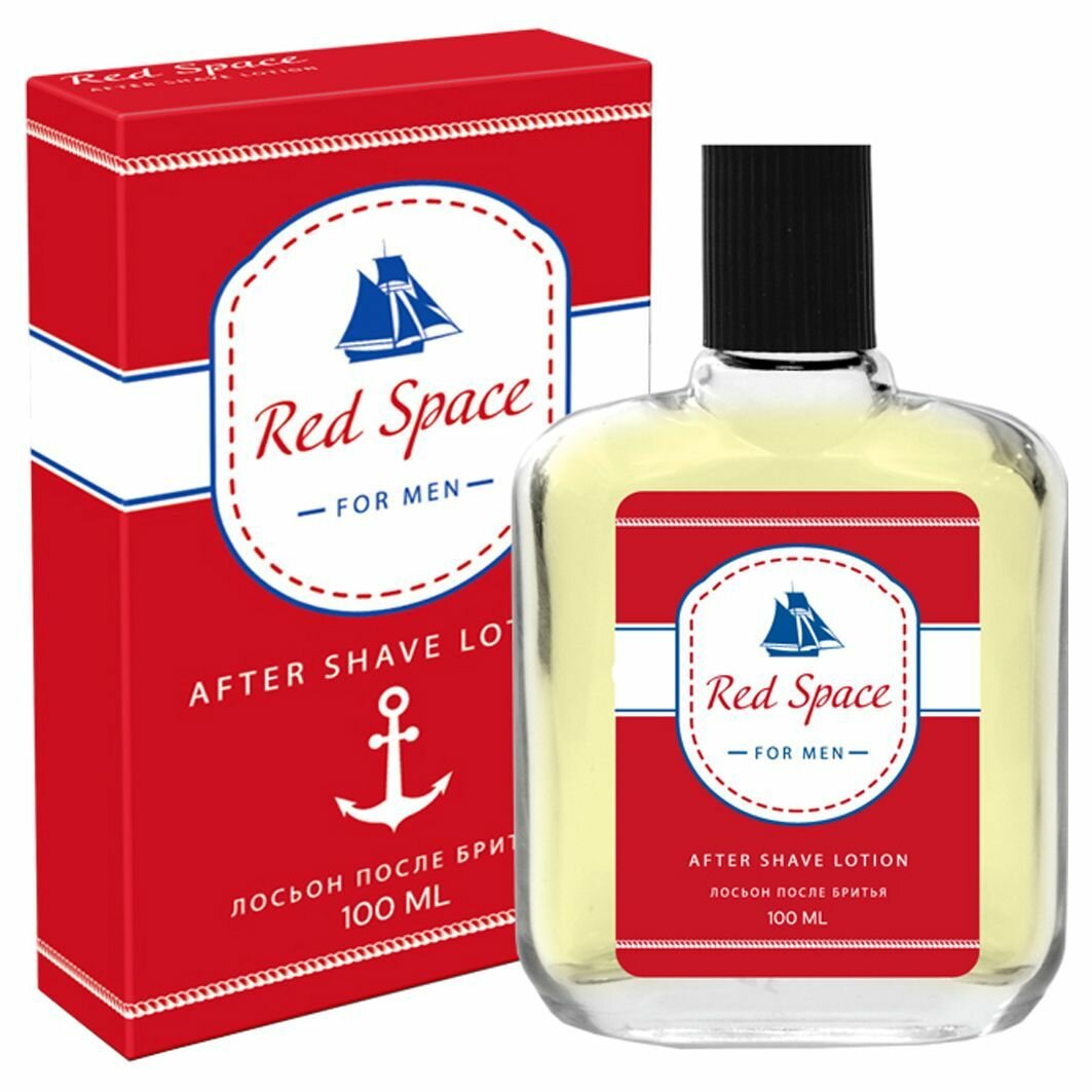 Delta parfum. Лосьон после бритья RED SPACE, 100 мл