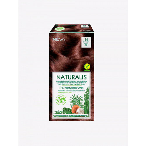 Neva Крем-краска для волос Naturalis Vegan 44 Кофейный каштан без аммиака 737₽