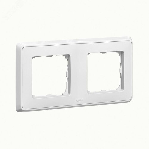 Рамка 2-местная Legrand Cariva белая 773652