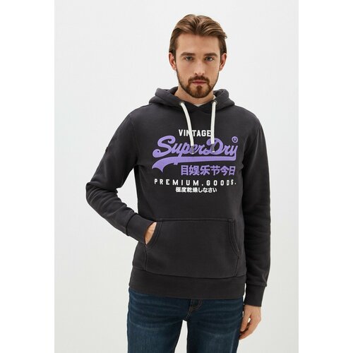 Худи Superdry VINTAGE VL PREM GOOD OD HOOD, размер 3XL, черный худи superdry размер xxl серый