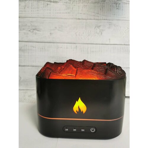Увлажнитель воздуха Аромадиффузор камин с эффектом пламени черный 111600₽