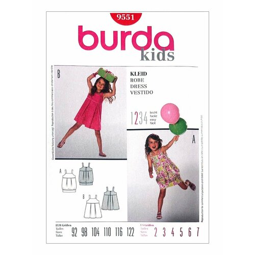 Выкройка Платье выкройка burda 6402 платье