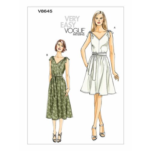 Выкройка Vogue №8645 Платье