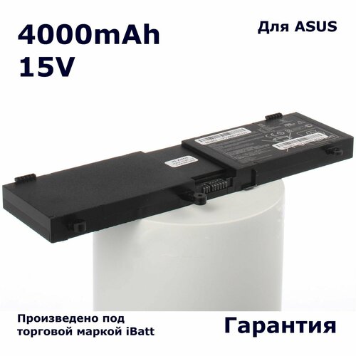 Аккумулятор iBatt 4000mAh, для C41-N550 iB-A656 аккумулятор ibatt ib u1 m698 4000mah для lenovo s860