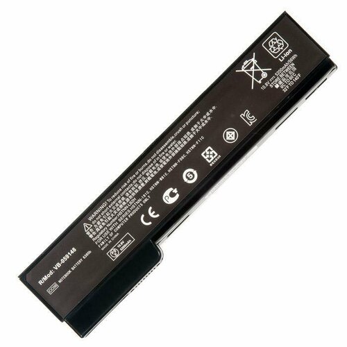 Аккумулятор для ноутбука HP EliteBook 8460p, 8460w, 8470p, 10.8-11.1V, 5200mAh аккумулятор усиленный для ноутбука hp elitebook 8470p 8470w 8560p 8570p probook 6360b 6460b 6465b 6470b 631243 001 qk643aa повышенной емкости 6600 mah