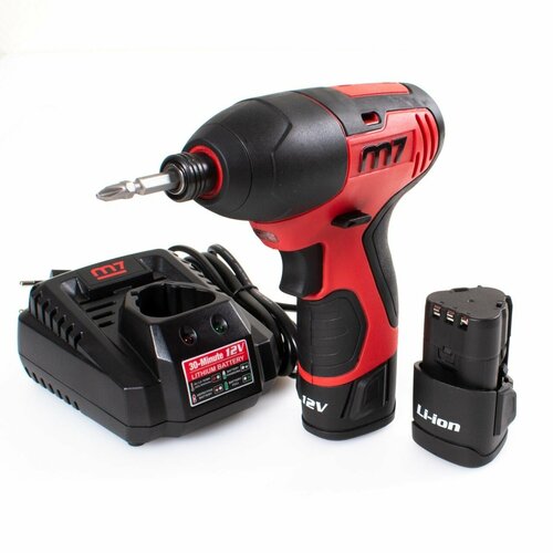 MIGHTY SEVEN Аккумуляторный шуруповерт ударный 12В 2141700₽