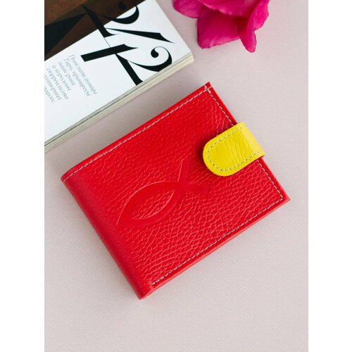 Кошелек HellenBerg, желтый, красный