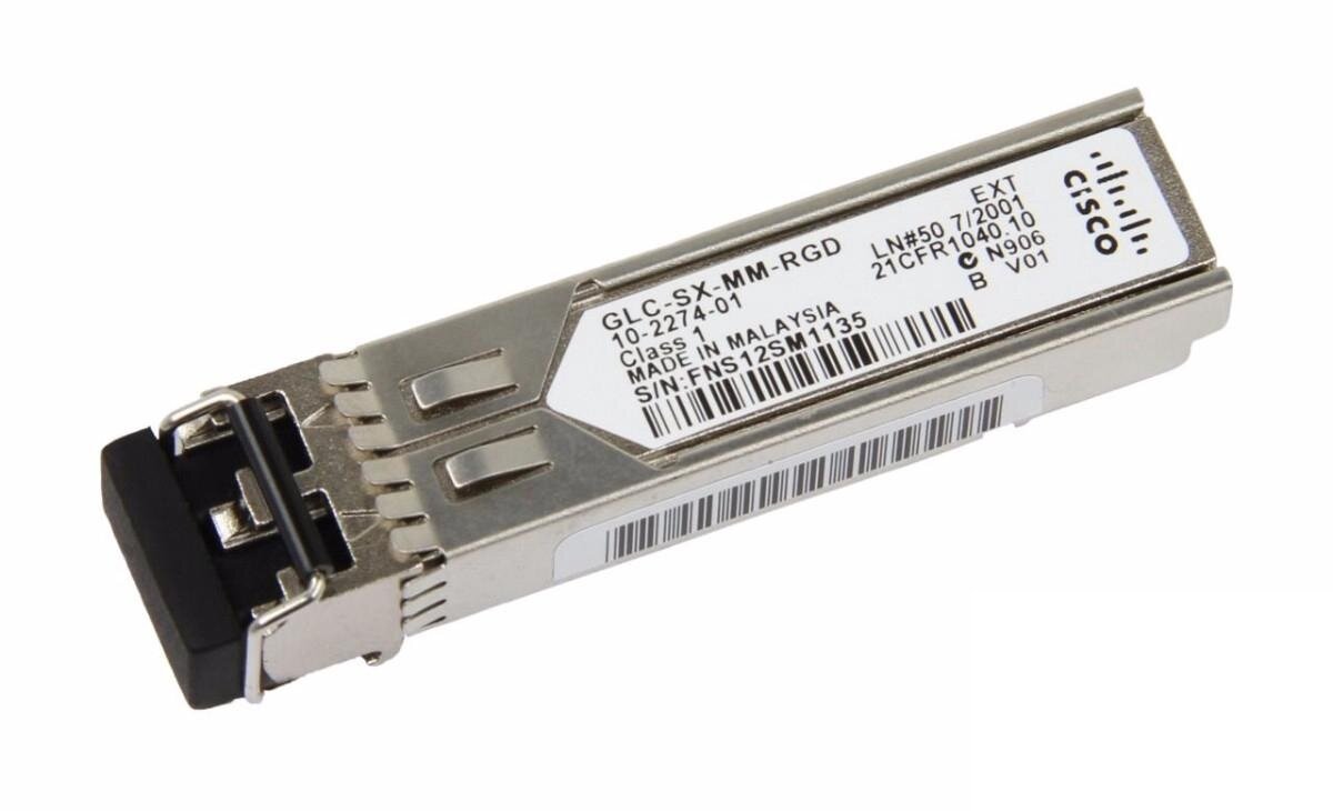 Трансивер CISCO GLC-SX-MM-RGD 1250 Мбит/с 10 км SFP MMF