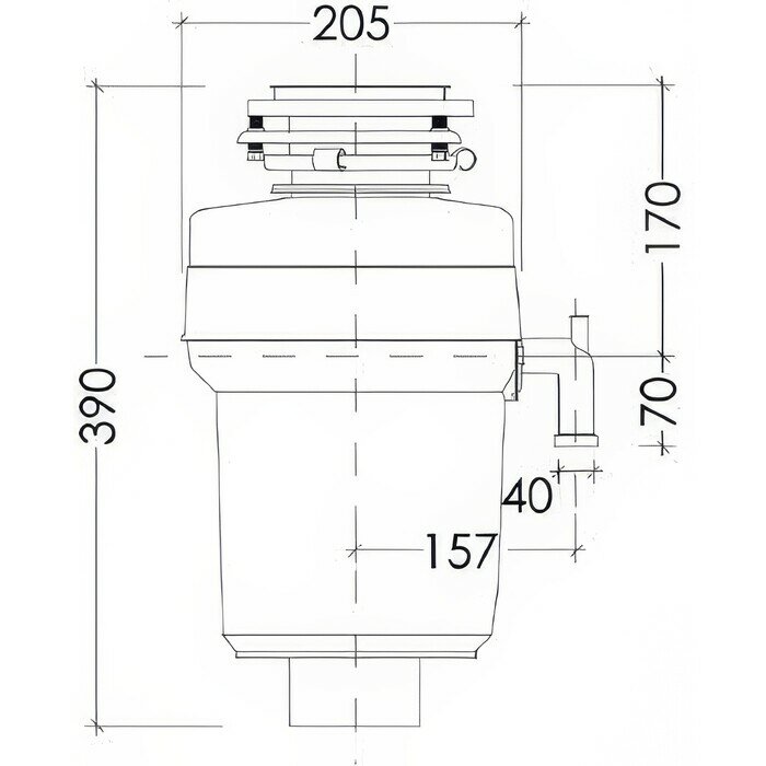 Измельчитель отходов Kuppersberg WS 750 V - фотография № 3