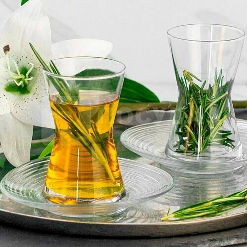 Стаканы для воды LAV Derin, 130 мл, стаканы наборы, 3 шт, высота 77 мм.