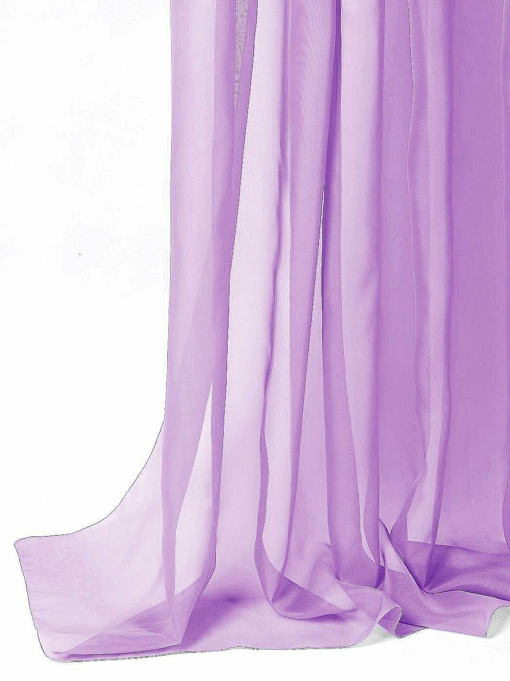 Тюль AT HOME Трюид (сиреневый) высота 260 см, ширина 200 см, крепление - шторная лента, Фиолетовый/сирень