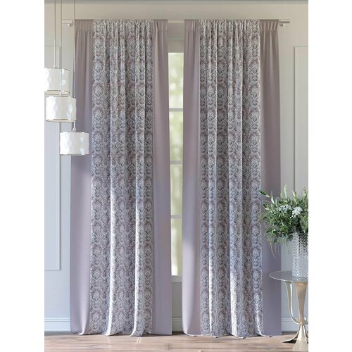 Комплекты штор AT HOME / шторы в комнату 150х280 см / Лайтрум (лавандовый)