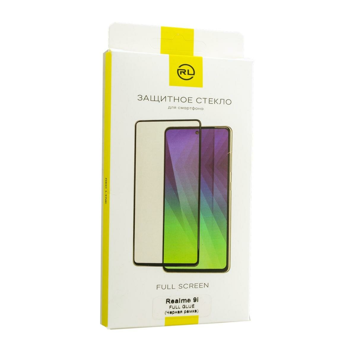 Стекло защитное Red Line для Realme 9i Full Screen tempered glass FULL GLUE черный УТ000030148 - фото №16