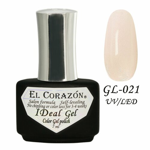 EL Corazon Гель-лак Ideal Gel №GL-021, 7 мл.