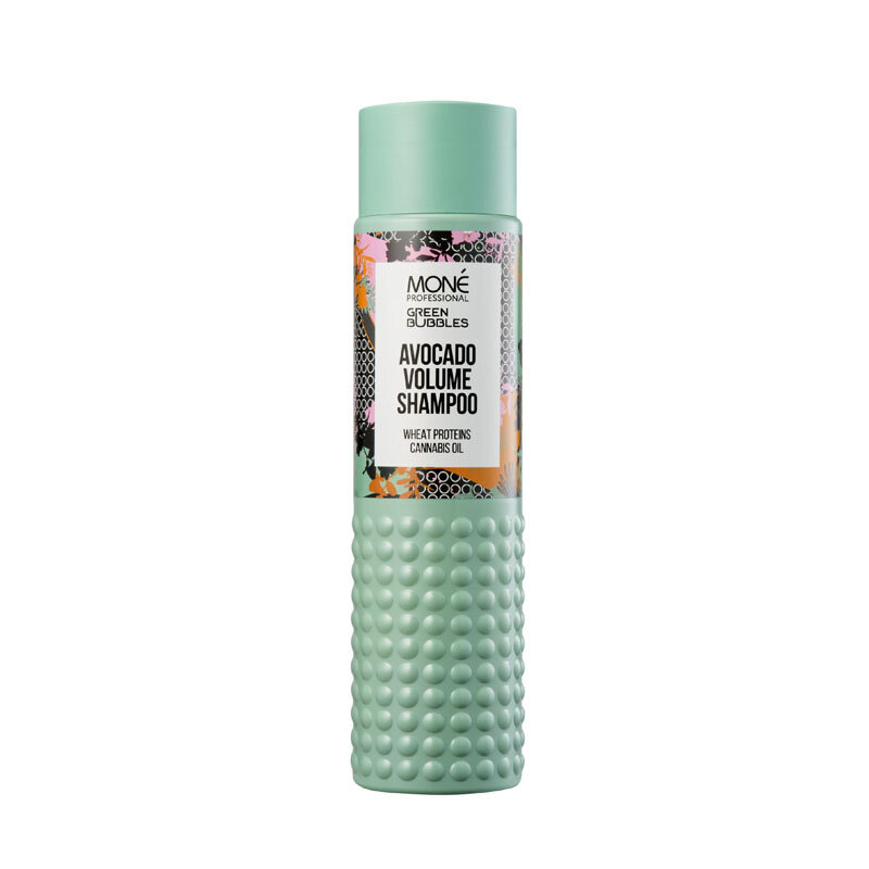 Шампунь для объема волос с маслом авокадо Mone Professional Green Bubbles Avocado Volume Shampoo 300 мл