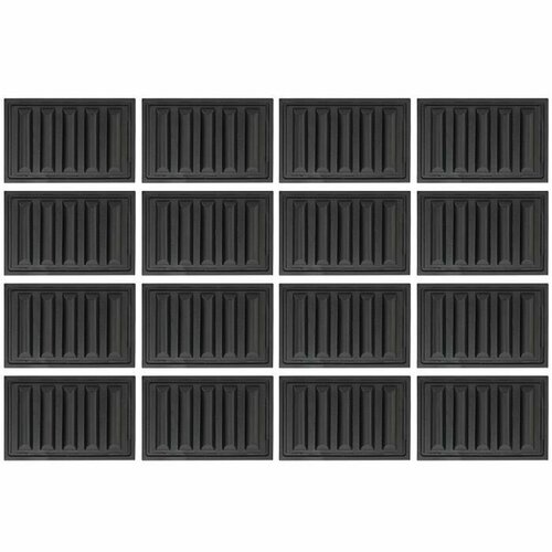 Пукля Зебра ножка для сумки резиновая (16шт)