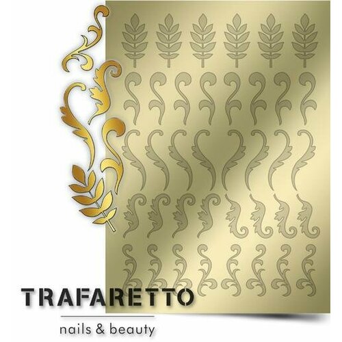 GRATTOL Металлизированные наклейки Золото Арт FL-03 499₽