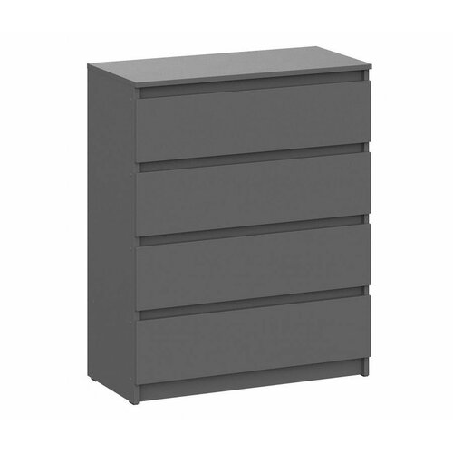 Комод ЛайфМебель Сибити 4 ящика графит серый 5140₽