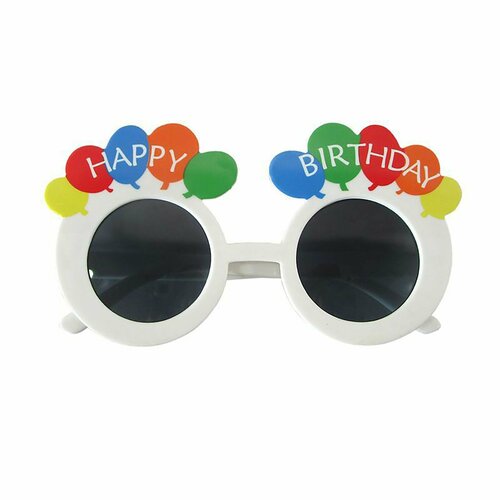 Карнавальные очки С Днем рождения Воздушные шары