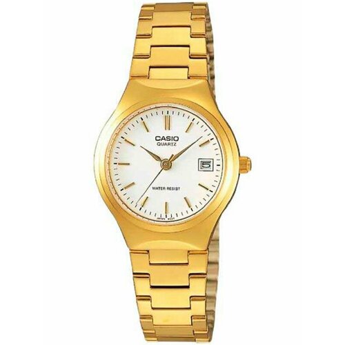 Наручные часы CASIO, золотой, белый наручные часы casio collection ltp 1170n 7a золотой белый