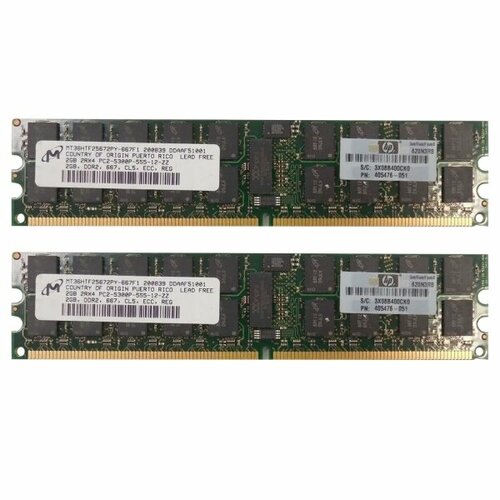 Оперативная память HP 408853-B21 DDRII 4Gb