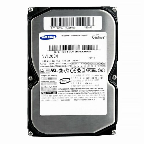 Жесткий Диск Samsung SV1203N 120Gb IDE 3,5