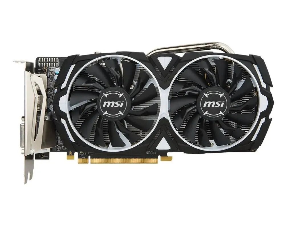 MSI Видеокарта Radeon RX 580 8 ГБ (Radeon RX 580 ARMOR SP 8G) Refubished